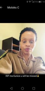 Officer Eunice Moloko was found dead in the toilet. Pic supplied 