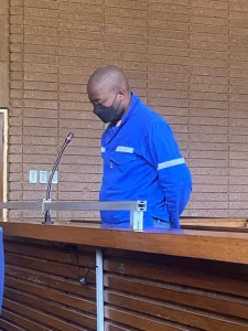 Sibongiseni Ngubane is accused of killing North West businessman Ben Gumbi. Picture: NPA