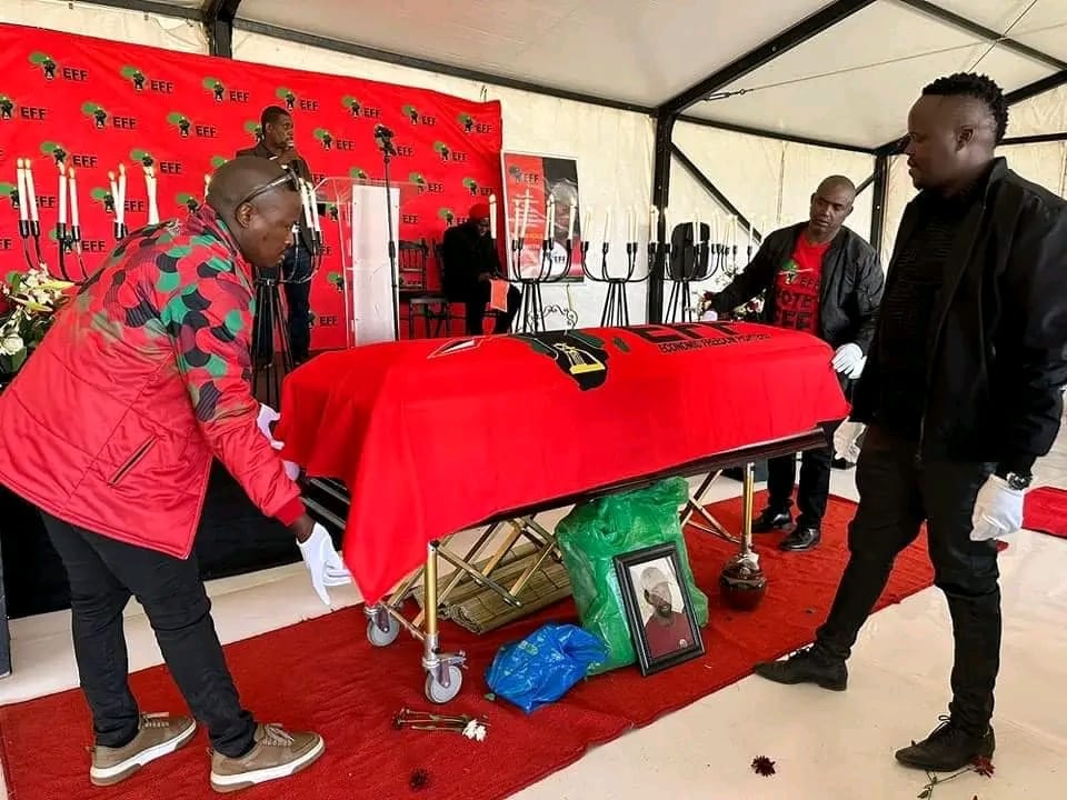 EFF MEMBER WHO DIED AFTER BEING ELECTROCUTED LAID TO REST