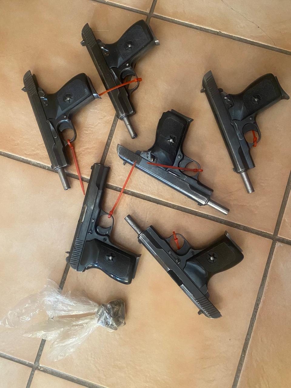 20-year-old man arrested for possession of six unlicensed firearms and ammunition