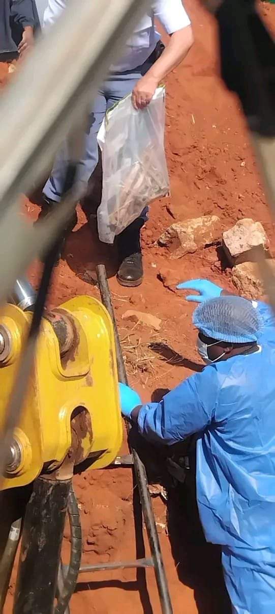 TUBATSE POLICE ARREST A SUSPECT FOLLOWING A GRUESOME DISCOVERY OF HUMAN REMAINS IN DEMOLISHED PIT TOILET AT SCHOOL