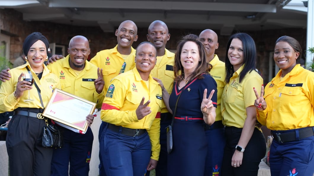 Canadian Minister of Foreign Affairs, Ms Mélanie Joly Honours South African Firefighters for their Service in Canada