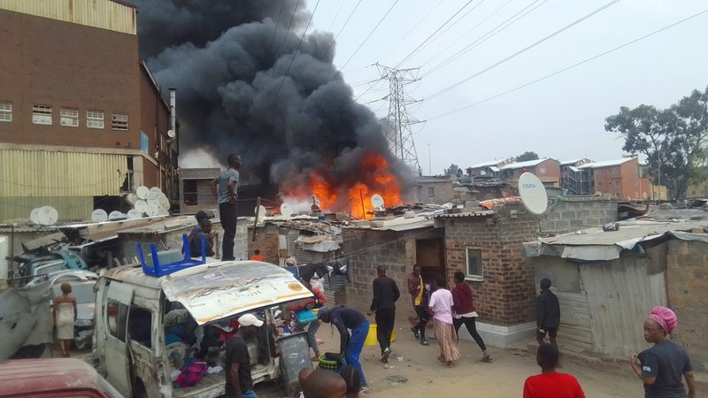 More than 15 dwellings destroyed by fire in Alex