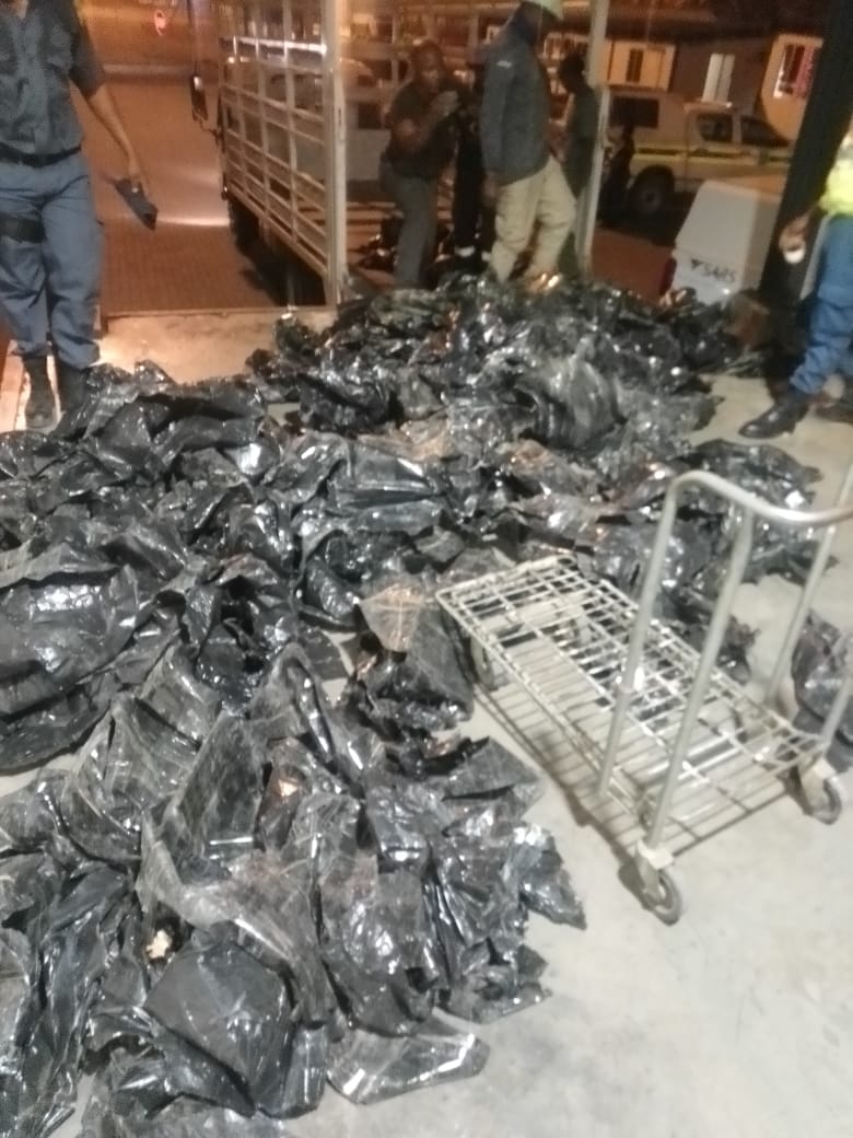 UNDOCUMENTED FOREIGNERS FOUND WITH ILLICIT TOBACCO PRODUCTS WORTH MORE THAN R21 MILLION AND THREE ILLEGAL FIREARMS